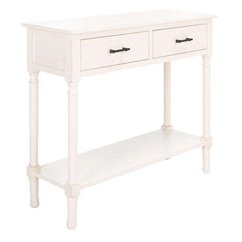 SAFAVIEH Eryka 2-Drawer Console Table - 35.5W x 13L x 29.5H - 36Wx13Dx30H