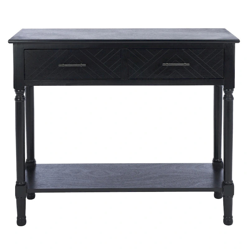 SAFAVIEH Eryka 2-Drawer Console Table - 35.5W x 13L x 29.5H - 36Wx13Dx30H