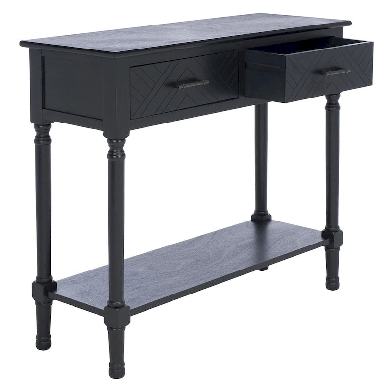 SAFAVIEH Eryka 2-Drawer Console Table - 35.5W x 13L x 29.5H - 36Wx13Dx30H