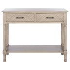 SAFAVIEH Eryka 2-Drawer Console Table - 35.5W x 13L x 29.5H - 36Wx13Dx30H