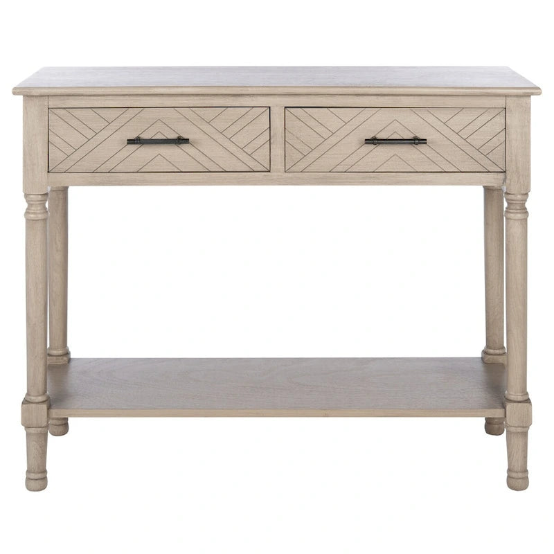 SAFAVIEH Eryka 2-Drawer Console Table - 35.5W x 13L x 29.5H - 36Wx13Dx30H