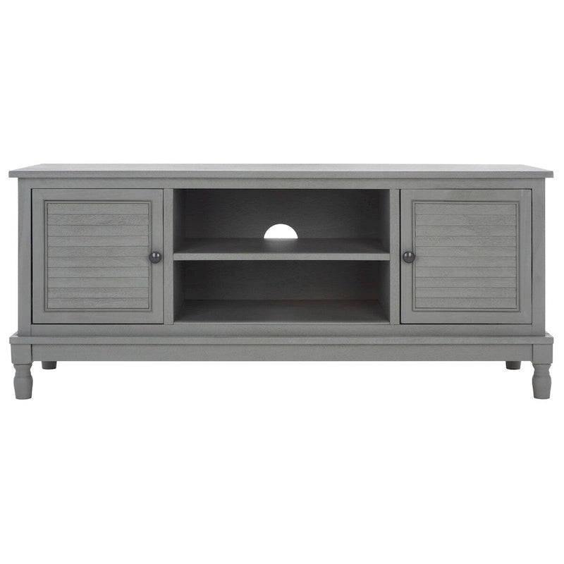 SAFAVIEH Caitlyn 2 Door 1 Shelf Media Stand - 47W x 16D x 20H - 47Wx16Dx20H