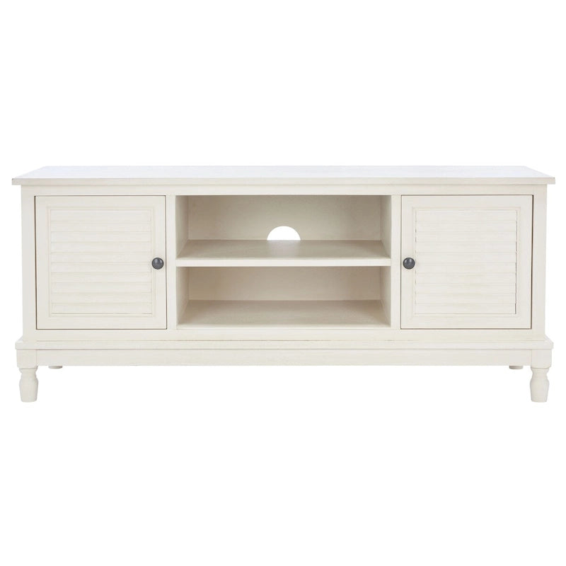 SAFAVIEH Caitlyn 2 Door 1 Shelf Media Stand - 47W x 16D x 20H - 47Wx16Dx20H