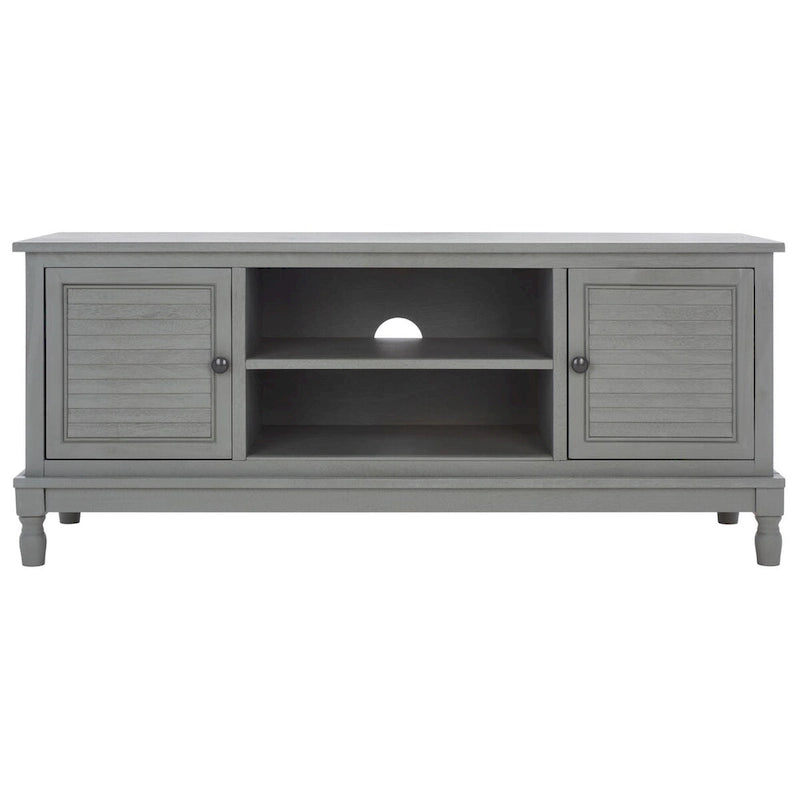 SAFAVIEH Caitlyn 2 Door 1 Shelf Media Stand - 47W x 16D x 20H - 47Wx16Dx20H