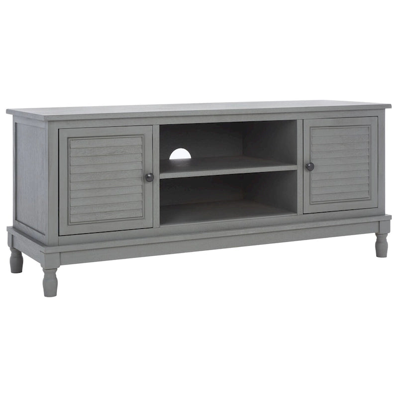 SAFAVIEH Caitlyn 2 Door 1 Shelf Media Stand - 47W x 16D x 20H - 47Wx16Dx20H