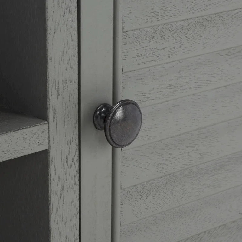 SAFAVIEH Caitlyn 2 Door 1 Shelf Media Stand - 47W x 16D x 20H - 47Wx16Dx20H