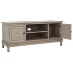 SAFAVIEH Caitlyn 2 Door 1 Shelf Media Stand - 47W x 16D x 20H - 47Wx16Dx20H