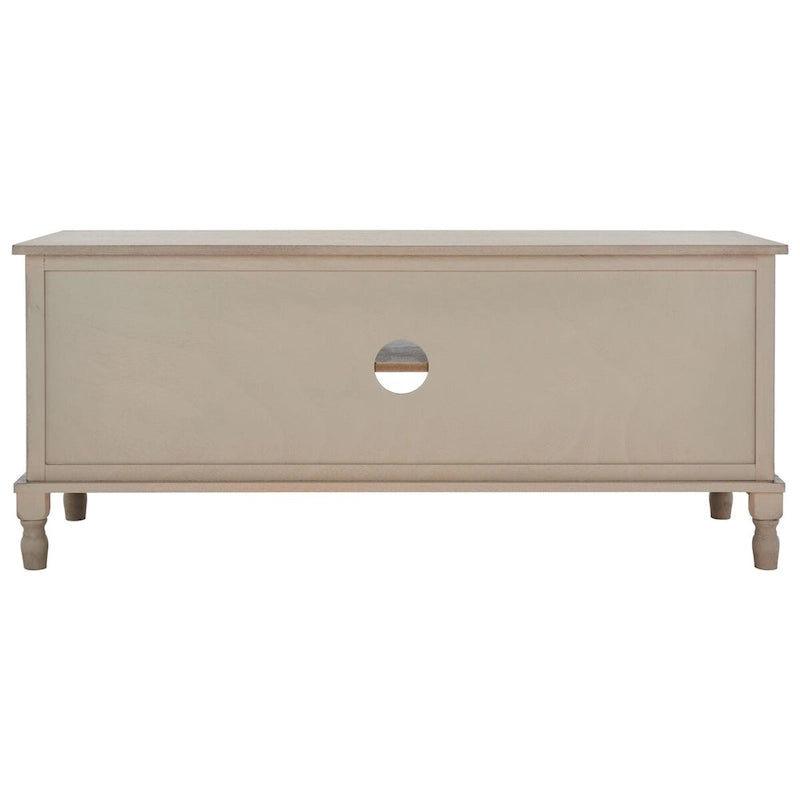 SAFAVIEH Caitlyn 2 Door 1 Shelf Media Stand - 47W x 16D x 20H - 47Wx16Dx20H