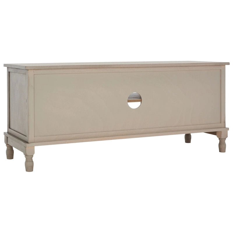 SAFAVIEH Caitlyn 2 Door 1 Shelf Media Stand - 47W x 16D x 20H - 47Wx16Dx20H