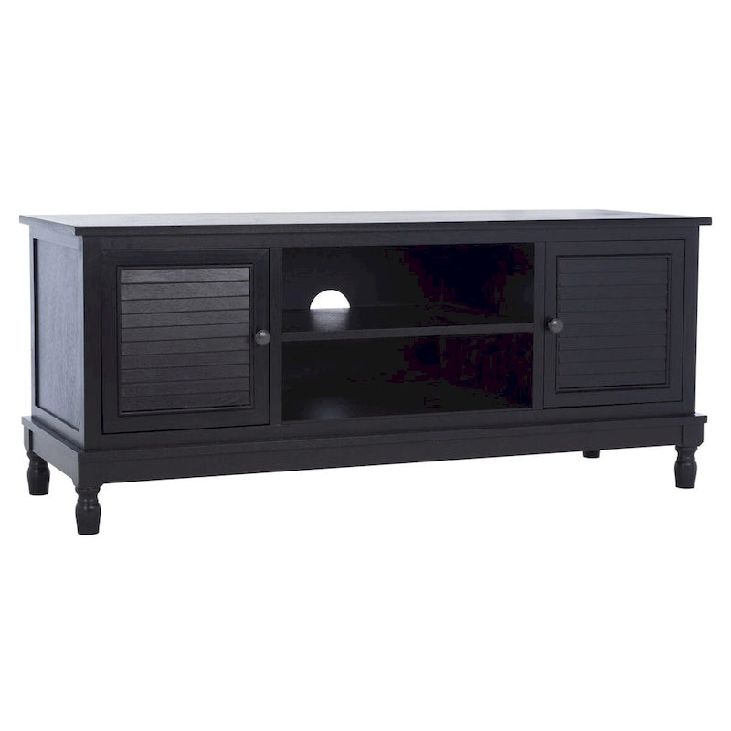 SAFAVIEH Caitlyn 2 Door 1 Shelf Media Stand - 47W x 16D x 20H - 47Wx16Dx20H