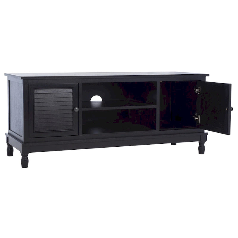 SAFAVIEH Caitlyn 2 Door 1 Shelf Media Stand - 47W x 16D x 20H - 47Wx16Dx20H