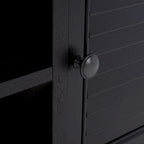 SAFAVIEH Caitlyn 2 Door 1 Shelf Media Stand - 47W x 16D x 20H - 47Wx16Dx20H