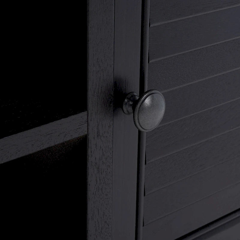 SAFAVIEH Caitlyn 2 Door 1 Shelf Media Stand - 47W x 16D x 20H - 47Wx16Dx20H