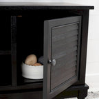 SAFAVIEH Caitlyn 2 Door 1 Shelf Media Stand - 47W x 16D x 20H - 47Wx16Dx20H