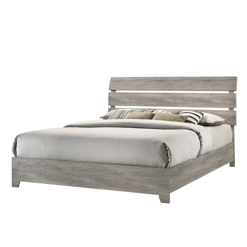Perrine Gray Platform Bed