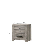 Perrine Gray Platform Bed