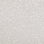 Helena Pearl White and Beige Panel Bed with Support Leg