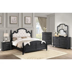 Taylor Black 5-piece Tufted Upholstered Bedroom Set