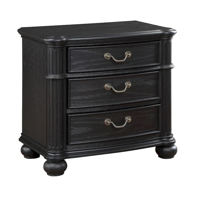 Taylor Black 5-piece Tufted Upholstered Bedroom Set