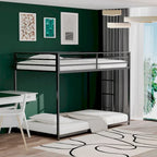 Twin over Twin Metal Bunk For Bedroom