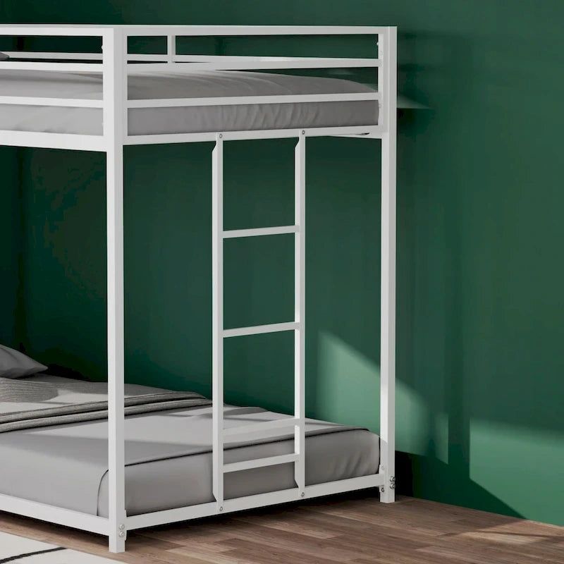 Twin over Twin Metal Bunk For Bedroom