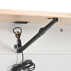 LED Wood 44.03 in. Kitchen Island with Flip Doors Sliding Glass Doors