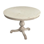 Danielle 44Round Pedestal Marble Dining Table