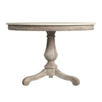 Danielle 44Round Pedestal Marble Dining Table