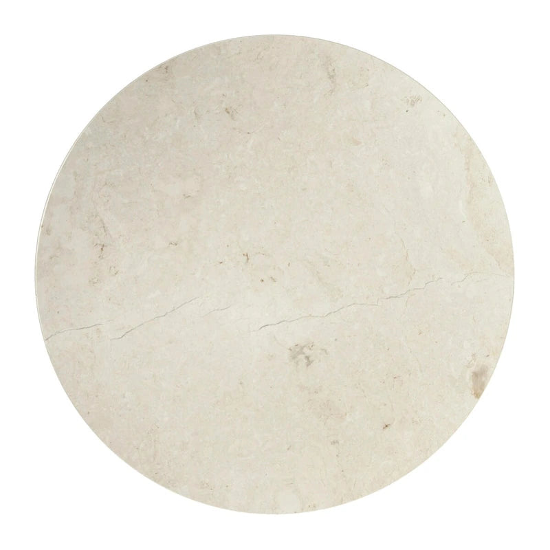 Danielle 44Round Pedestal Marble Dining Table