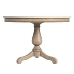 Danielle 44Round Pedestal Marble Dining Table