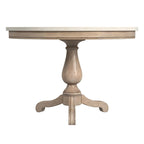 Danielle 44Round Pedestal Marble Dining Table