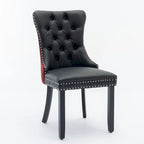 High-end Tufted Contemporary Upholstered Dining Chair with Nailhead Trim