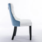 High-end Tufted Contemporary Upholstered Dining Chair with Nailhead Trim