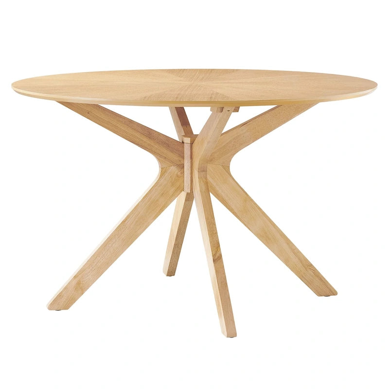 Crossroads 47Round Wood Dining Table
