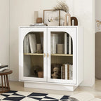 Storage Cabinet with Acrylic Door for Living Room, Dining Room, Study