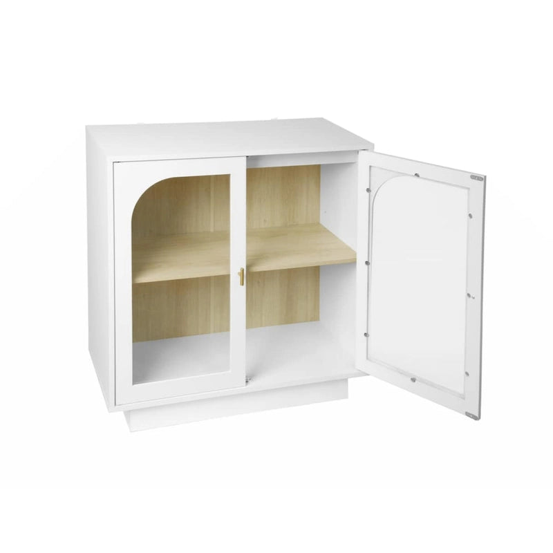 Storage Cabinet with Acrylic Door for Living Room, Dining Room, Study