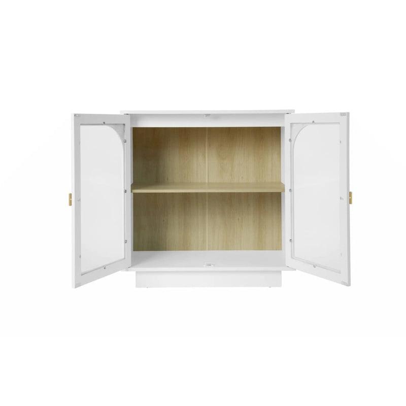Storage Cabinet with Acrylic Door for Living Room, Dining Room, Study