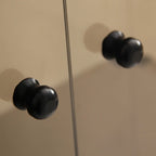 Tawny 4 Shelves Glass Display Cabinet, Floor Standing Curio Bookshelf for Living Room, Office,Cloakroom