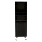 Bar Cabinet for Kitchen, Dining Room,Living Room, Black