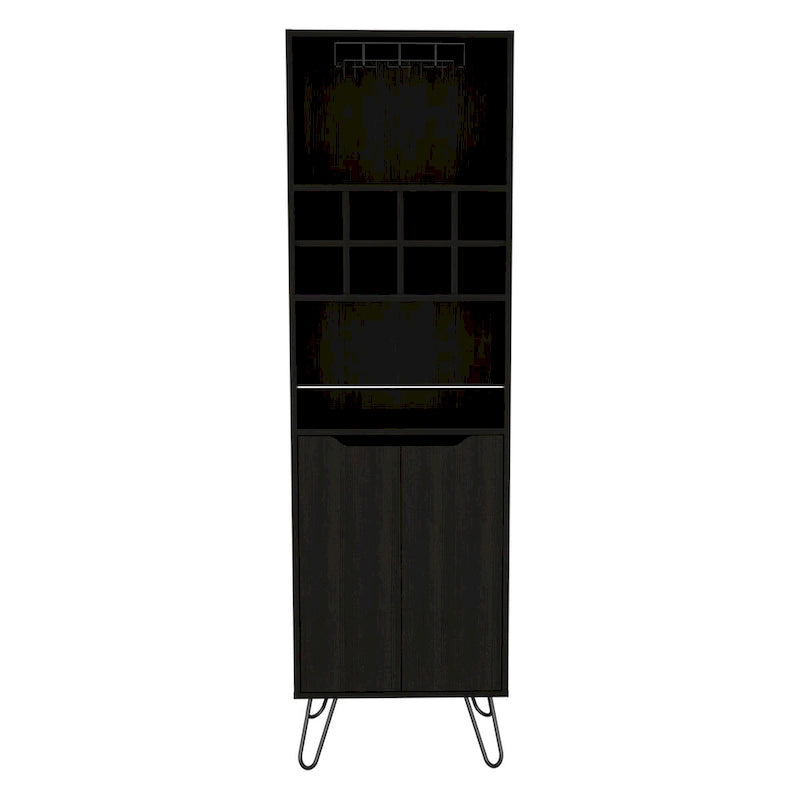 Bar Cabinet for Kitchen, Dining Room,Living Room, Black