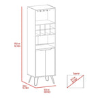 Bar Cabinet for Kitchen, Dining Room,Living Room, Black