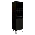 Bar Cabinet for Kitchen, Dining Room,Living Room, Black